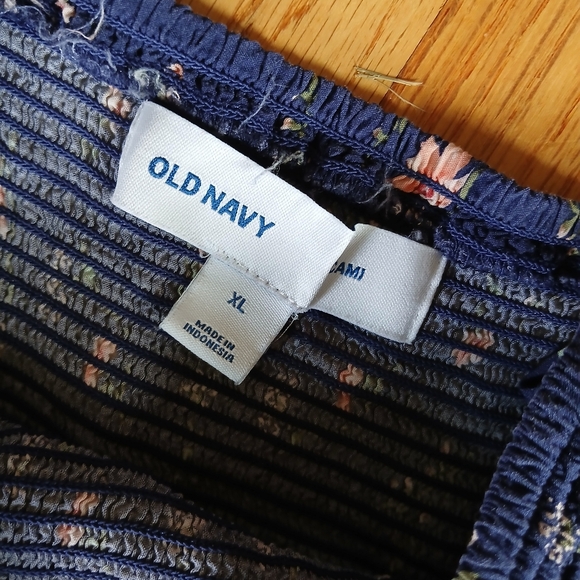 Blue Floral Cami Dress - Picture 4 of 4